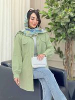 مانتو لینن جیب پیله کد 6707 - تصویر 21