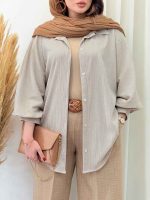 مانتو پانچ طلوع کد 6762 - تصویر 3