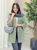 مانتو طرح دار گلنوش کد 6776 - تصویر 5