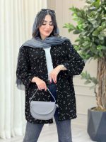 مانتو طرح دار گلنوش کد 6776 - تصویر 6