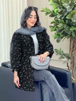 مانتو طرح دار گلنوش کد 6776 - تصویر 19
