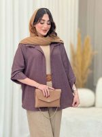مانتو سر آستین دو دکمه روژین کد 6773 - تصویر 30