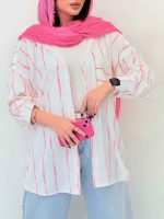 مانتو تک جیب کژال کد6687 - تصویر 7