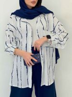 مانتو تک جیب کژال کد6687 - تصویر 29