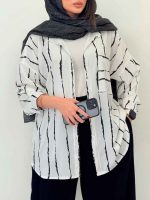 مانتو تک جیب کژال کد6687 - تصویر 23