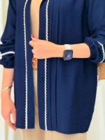 مانتو آستین کش نواردوزی کد 6771 - تصویر 13