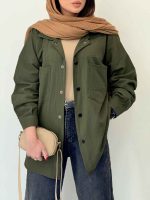 مانتو پشت دکمه کیمیا کد 6785 - تصویر 7