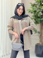مانتو گلدوزی غنچه کد 6779 - تصویر 13