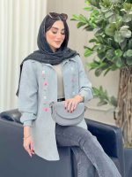 مانتو گلدوزی غنچه کد 6779 - تصویر 6