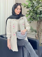 مانتو گلدوزی غنچه کد 6779 - تصویر 20