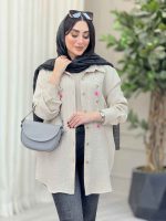 مانتو گلدوزی غنچه کد 6779 - تصویر 10