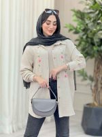 مانتو گلدوزی غنچه کد 6779 - تصویر 8
