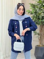 مانتو گلدوزی غنچه کد 6779 - تصویر 7