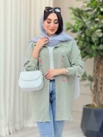 مانتو گلدوزی غنچه کد 6779 - تصویر 15