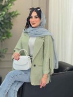 مانتو آستین سگک صحرا کد 6791 - تصویر 2