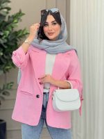 مانتو آستین سگک صحرا کد 6791 - تصویر 6