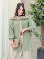 مانتو پانچ شاین کد 6763 - تصویر 11