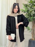 مانتو پانچ شاین کد 6763 - تصویر 4
