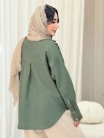 مانتو پایین هلال یاس کد 6809 - تصویر 6