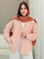 مانتو پایین هلال یاس کد 6809 - تصویر 8