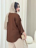 مانتو تک جیب مهرناز کد 6777 - تصویر 6