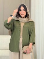 مانتو تک جیب مهرناز کد 6777 - تصویر 4