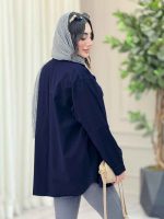 مانتو دو جیب پاکتی نفس کد 6815 - تصویر 19