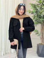مانتو دو جیب پاکتی نفس کد 6815 - تصویر 9