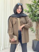 مانتو دو جیب پاکتی نفس کد 6815 - تصویر 21