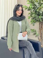 مانتو تک جیب دیبا کد 6668 - تصویر 9