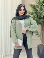مانتو تک جیب دیبا کد 6668 - تصویر 13