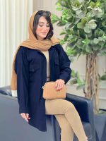 مانتو دو جیب پاکتی مهسان کد 6783 - تصویر 20
