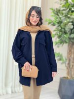 مانتو دو جیب پاکتی مهسان کد 6783 - تصویر 9