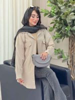 مانتو دو جیب پاکتی مهسان کد 6783 - تصویر 23
