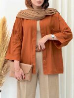 شومیز تک جیب مدیا کد 6820 - تصویر 17