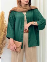 شومیز تک جیب مدیا کد 6820 - تصویر 14