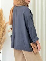 شومیز تک جیب مدیا کد 6820 - تصویر 8