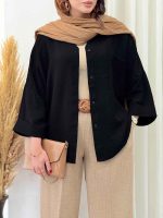 شومیز تک جیب مدیا کد 6820 - تصویر 4