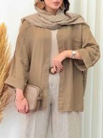 شومیز تک جیب مدیا کد 6820 - تصویر 15