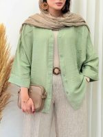 شومیز تک جیب مدیا کد 6820