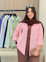 شومیز تک جیب تدی کد 6806 - تصویر 14