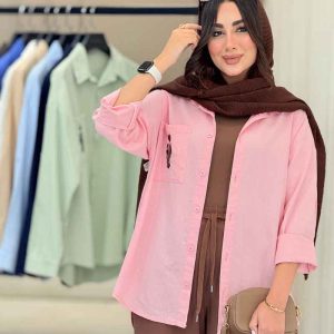 شومیز تک جیب تدی کد 6806