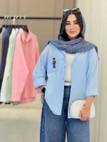 شومیز تک جیب تدی کد 6806 - تصویر 22