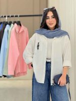 شومیز تک جیب تدی کد 6806 - تصویر 2