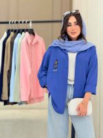 شومیز تک جیب تدی کد 6806 - تصویر 28