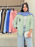 شومیز تک جیب تدی کد 6806 - تصویر 4