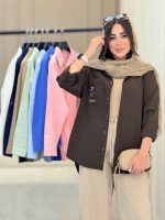 شومیز تک جیب تدی کد 6806 - تصویر 5