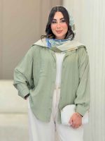 مانتو تک جیب پشت پیله پناه کد 6813 - تصویر 7