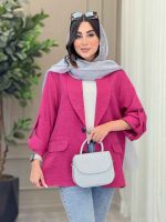 مانتو جیب نما سوده کد 6836 - تصویر 11