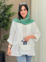 مانتو جیب نما سوده کد 6836 - تصویر 10